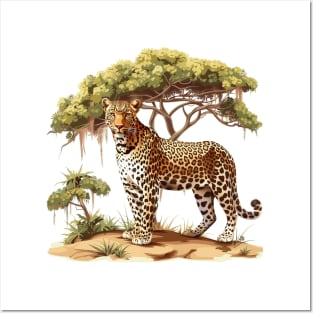 Leopard Design Posters and Art